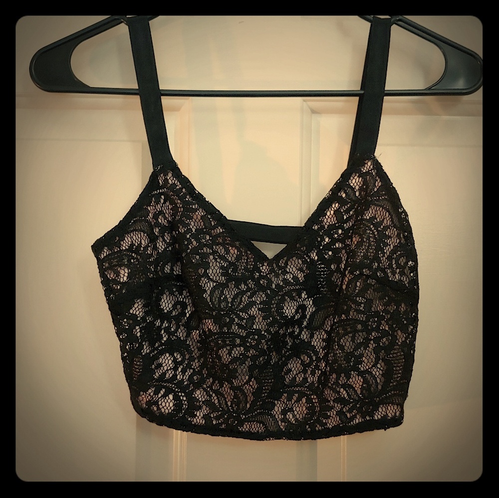 Express Lace Crop Top